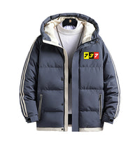 Thumbnail for Flat Colourful 737 Designed Thick Fashion Jackets