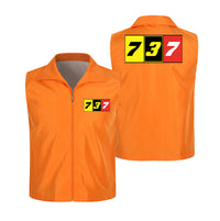 Thumbnail for Flat Colourful 737 Designed Thin Style Vests