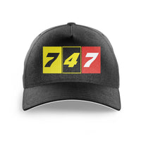 Thumbnail for Flat Colourful 747 Printed Hats