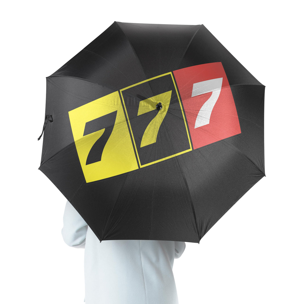 Flat Colourful 777 Designed Umbrella