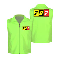 Thumbnail for Flat Colourful 787 Designed Thin Style Vests