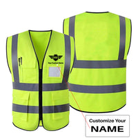 Thumbnail for Custom Name with Badge 5 Designed Reflective Vests