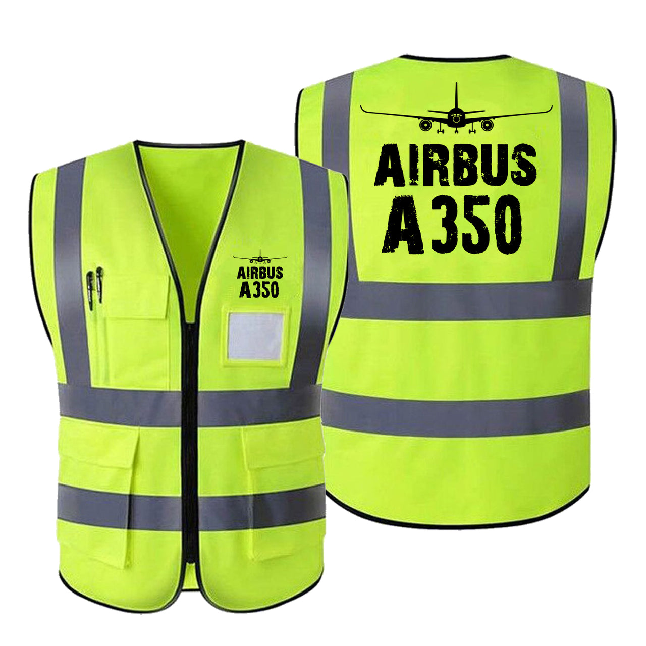 Airbus A350 & Plane Designed Reflective Vests