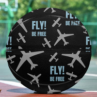 Thumbnail for Fly Be Free Black Designed Basketball