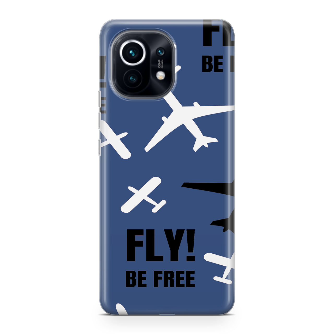 Fly Be Free Blue Designed Xiaomi Cases