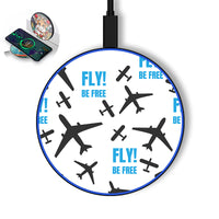 Thumbnail for Fly Be Free White Designed Wireless Chargers