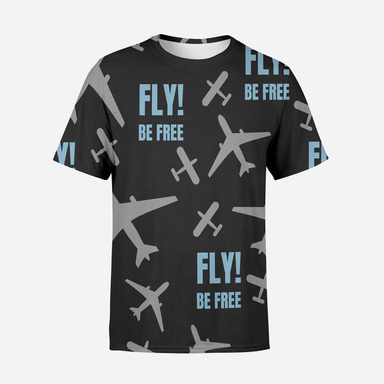 Fly Be Free Designed 3D T-Shirts