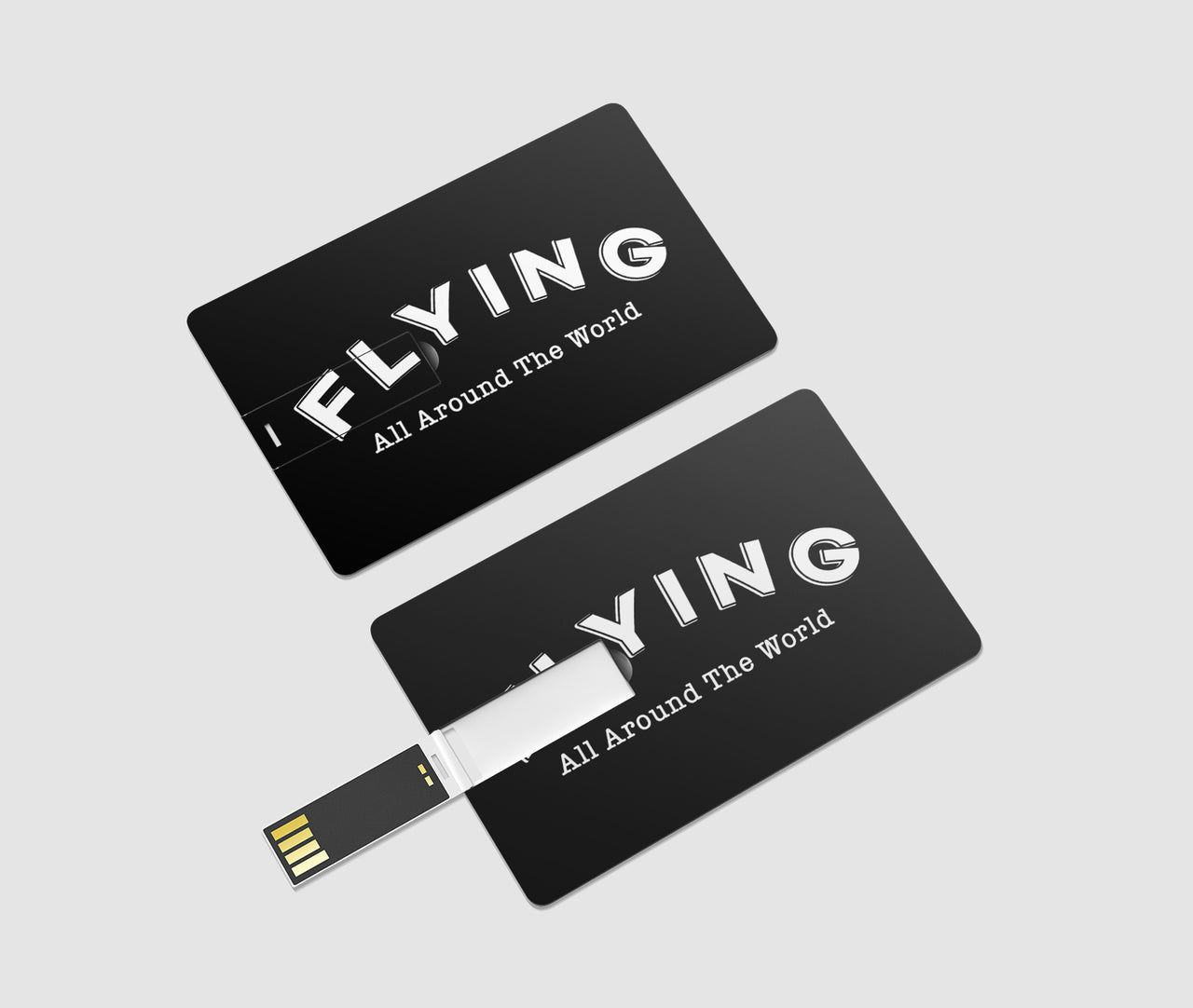 Flying All Around The World Designed USB Cards