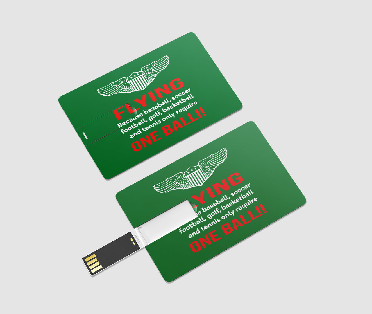 Flying One Ball Designed USB Cards