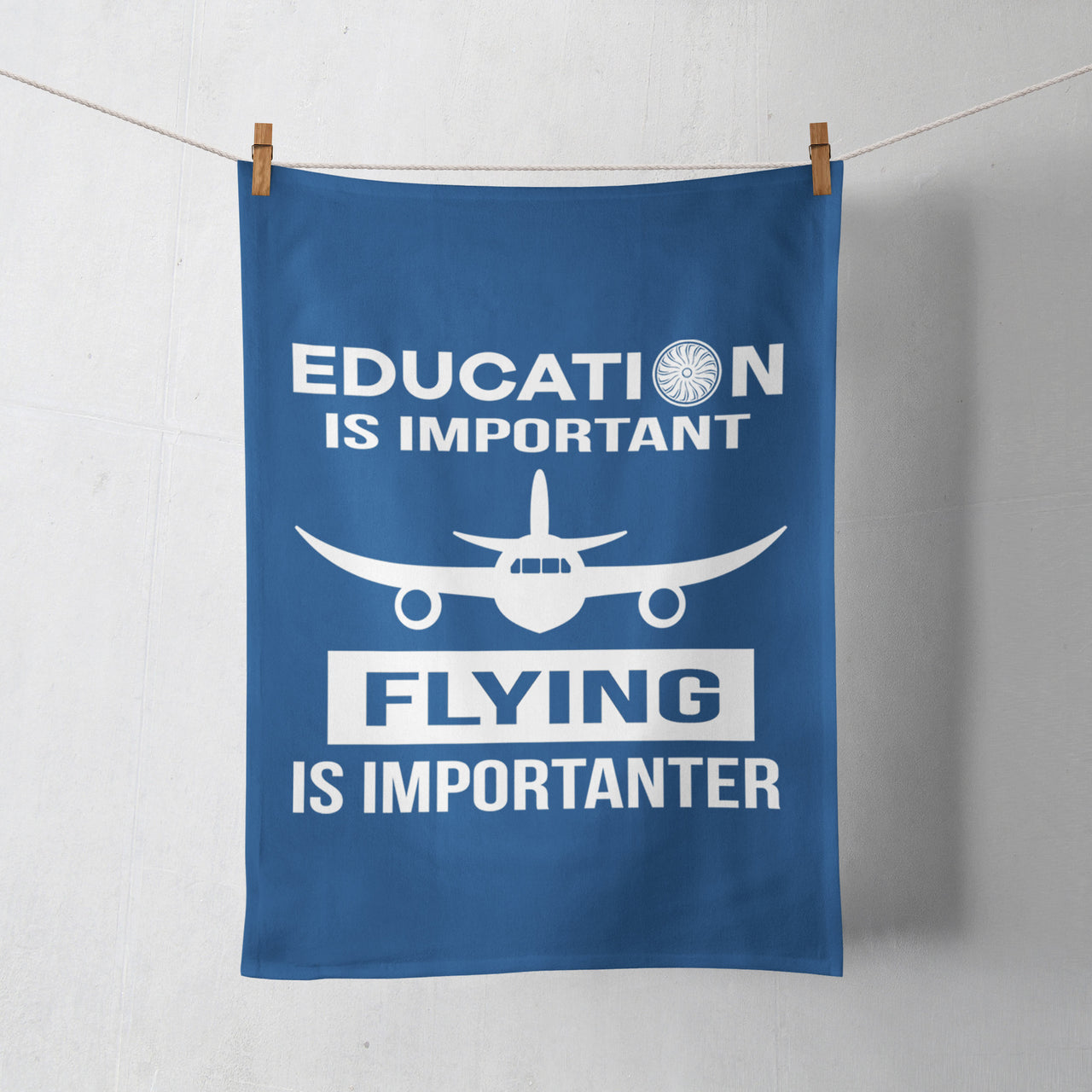 Flying is Importanter Designed Towels
