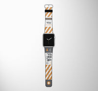 Thumbnail for Frankfurt (FRA) Designed Leather Apple Watch Straps