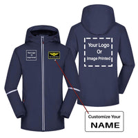 Thumbnail for Custom Flag & Name & LOGO Designed Rain Coats & Jackets