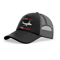 Thumbnail for Let Your Dreams Take Flight Designed Trucker Caps & Hats