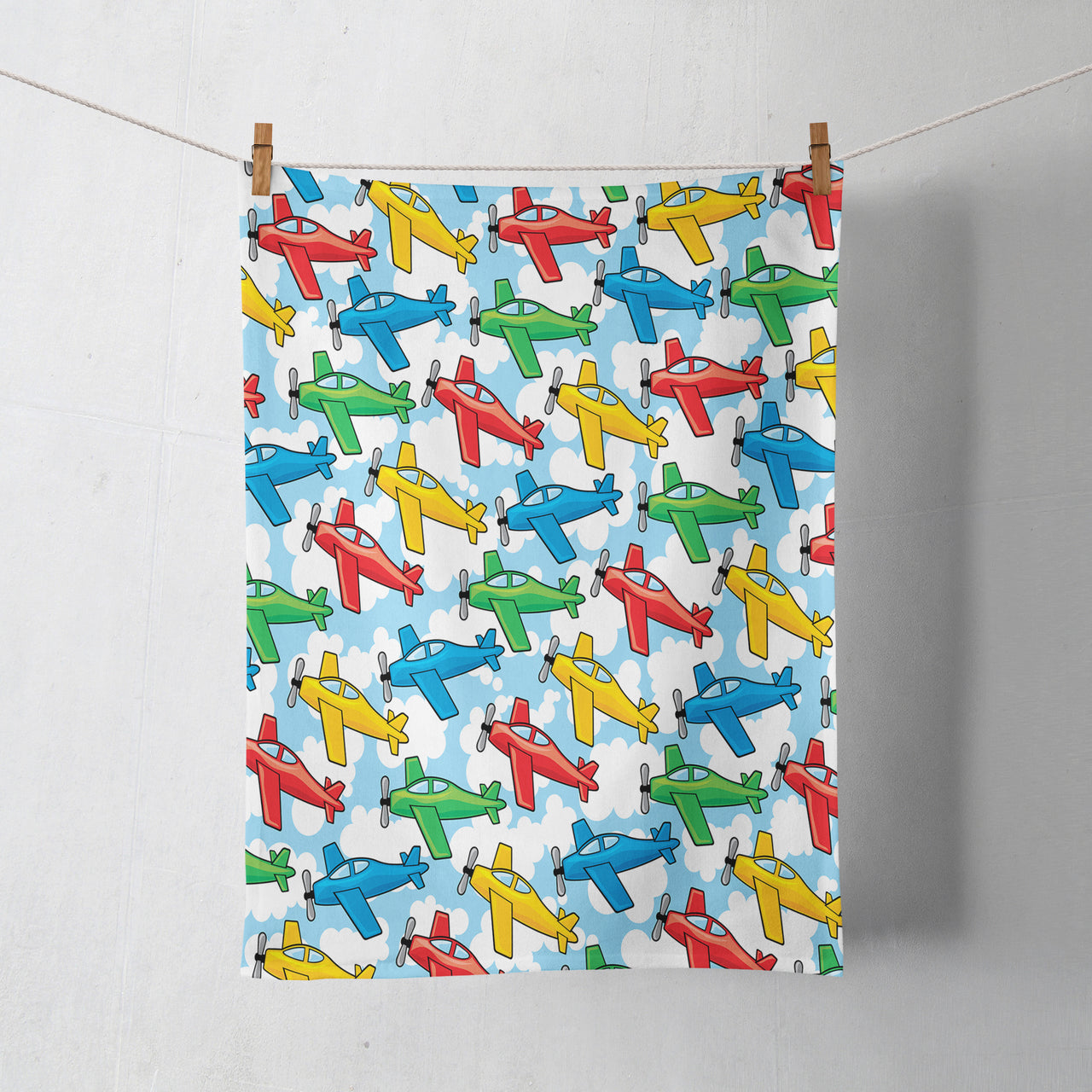 Funny Airplanes Designed Towels