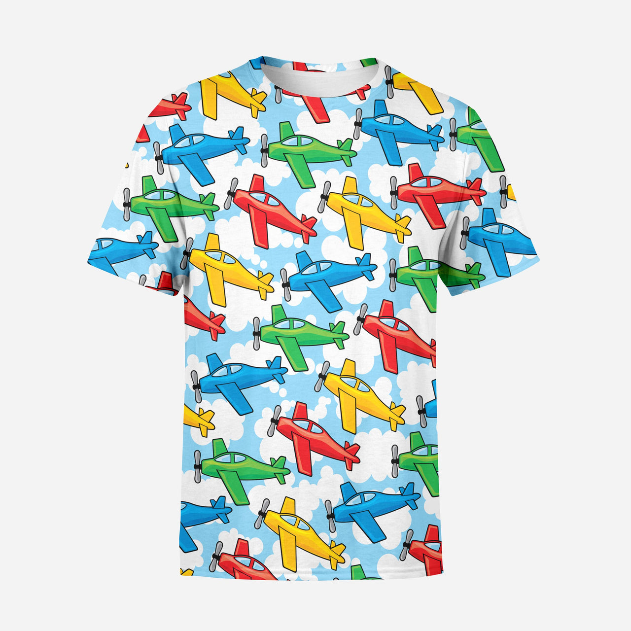 Funny Airplanes Printed 3D T-Shirts