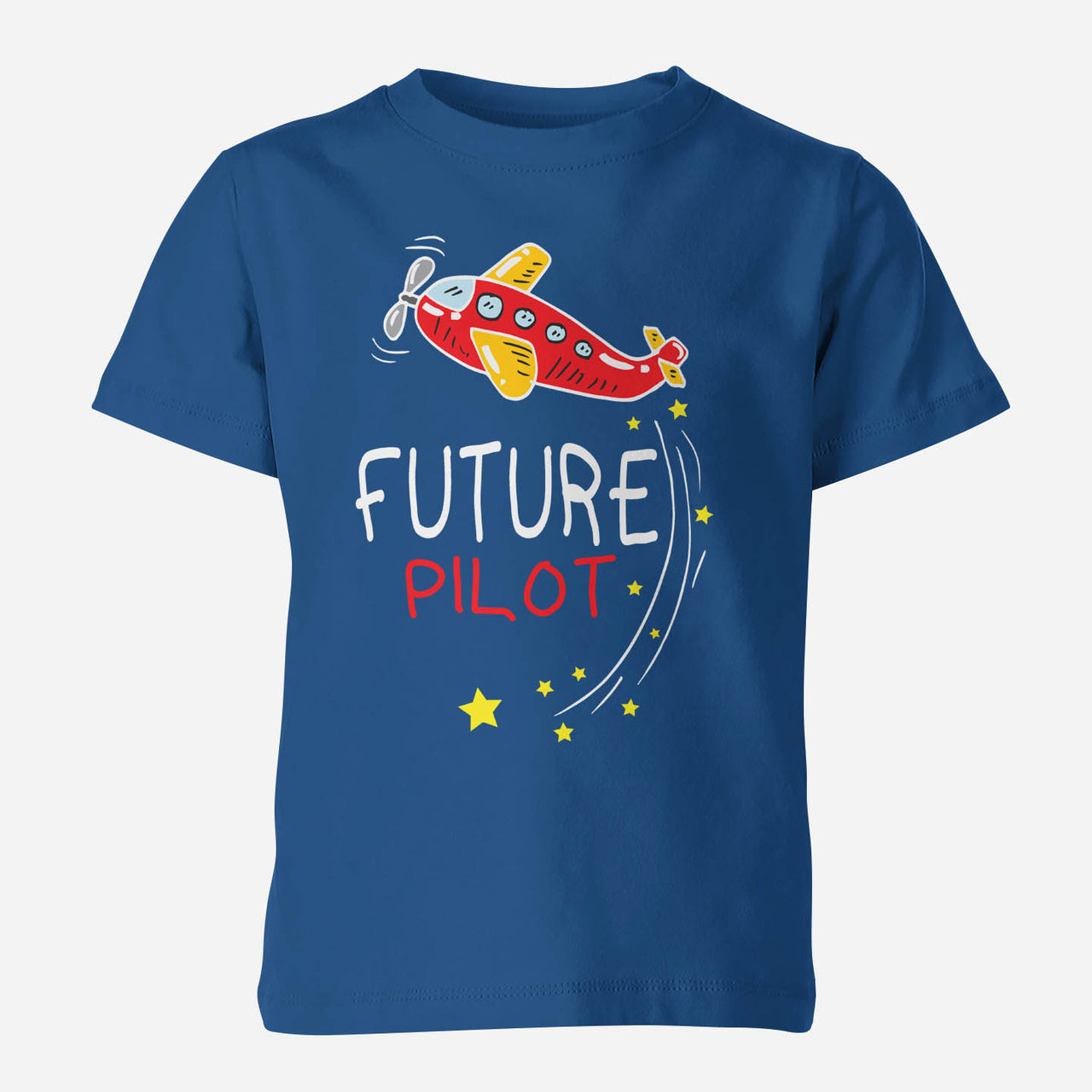 Future Pilot (Airplane) Designed Children T-Shirts