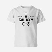 Thumbnail for Galaxy C-5 & Plane Designed Children T-Shirts