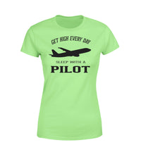 Thumbnail for Get High Every Day Sleep With A Pilot Designed Women T-Shirts