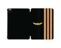Thumbnail for Customizable Special Golden Pilot Epaulettes (4,3,2 Lines) iPad Cases