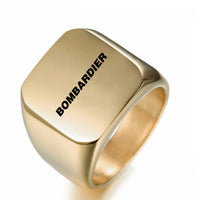 Thumbnail for Bombardier & Text Designed Men Rings