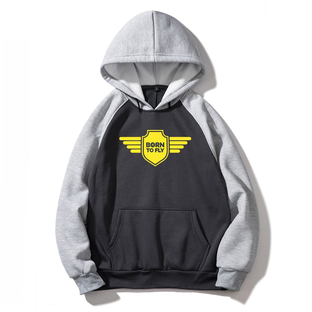Born To Fly & Badge Designed Colourful Hoodies