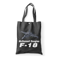 Thumbnail for The McDonnell Douglas F18 Designed Tote Bags