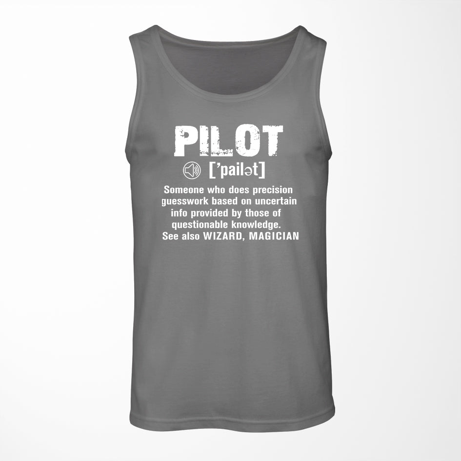 Pilot [Noun] Designed Tank Tops