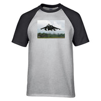 Thumbnail for Departing Super Fighter Jet Designed Raglan T-Shirts