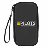 Thumbnail for Pilots They Know How To Fly Designed Travel Cases & Wallets