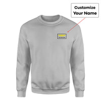 Thumbnail for Custom Name with Badge 1 Designed Sweatshirts