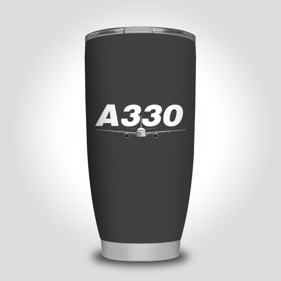 Super Airbus A330 Designed Tumbler Travel Mugs