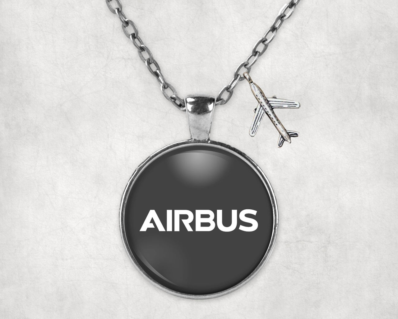 Airbus & Text Designed Necklaces