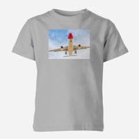Thumbnail for Beautiful Airbus A330 on Approach Designed Children T-Shirts