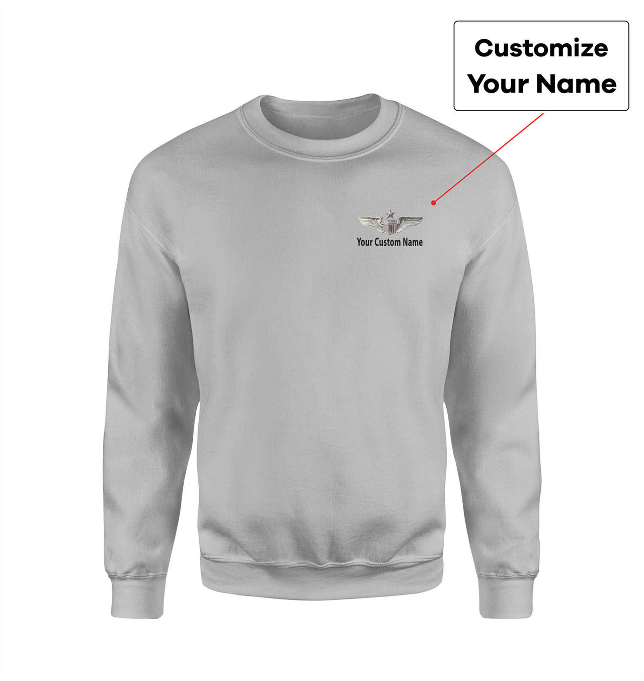 Custom Name (US Air Force & Star) Designed 3D Sweatshirts
