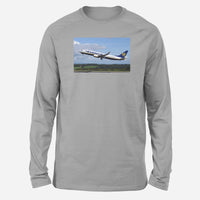 Thumbnail for Departing Ryanair's Boeing 737 Designed Long-Sleeve T-Shirts