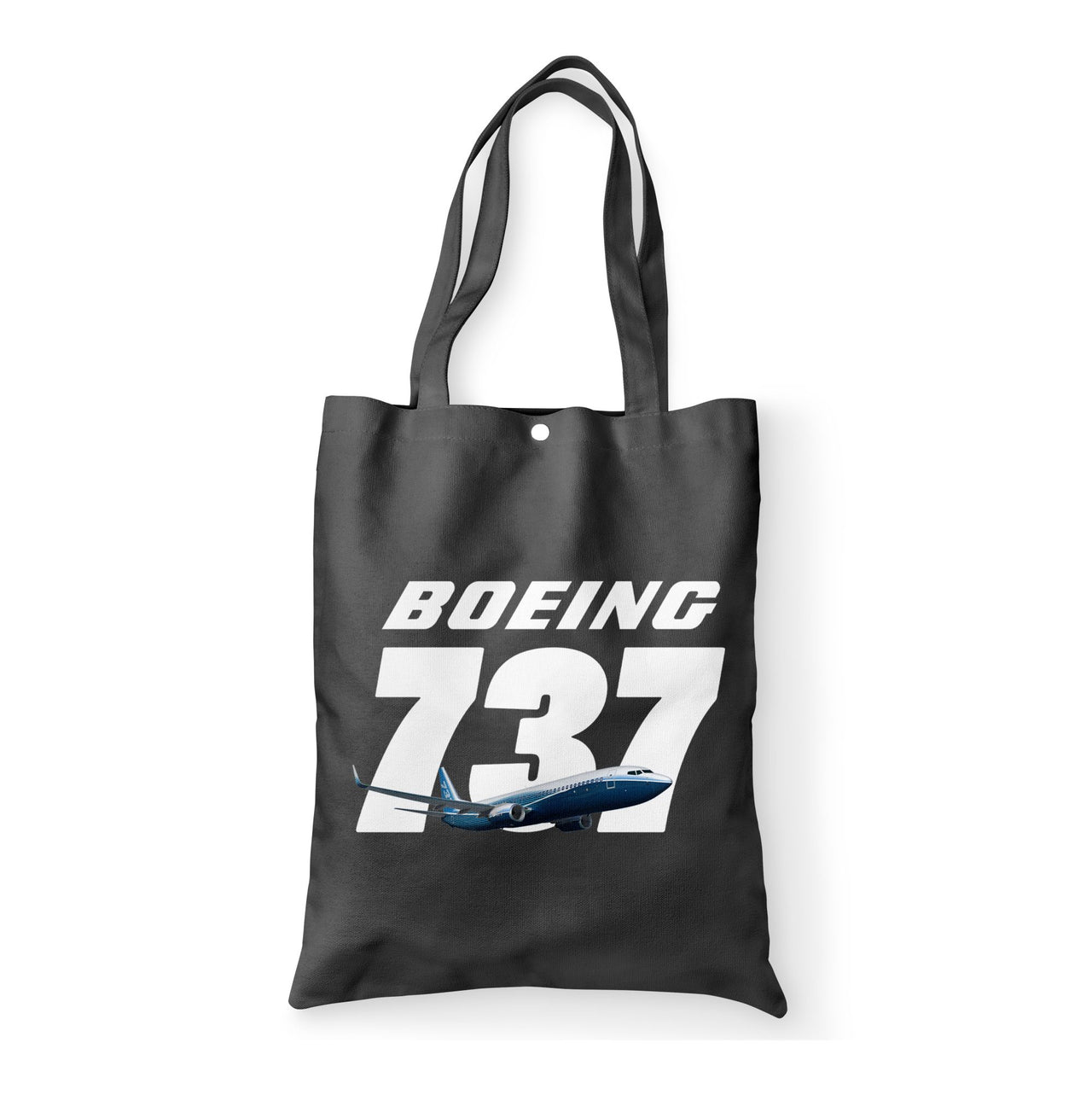 Super Boeing 737+Text Designed Tote Bags
