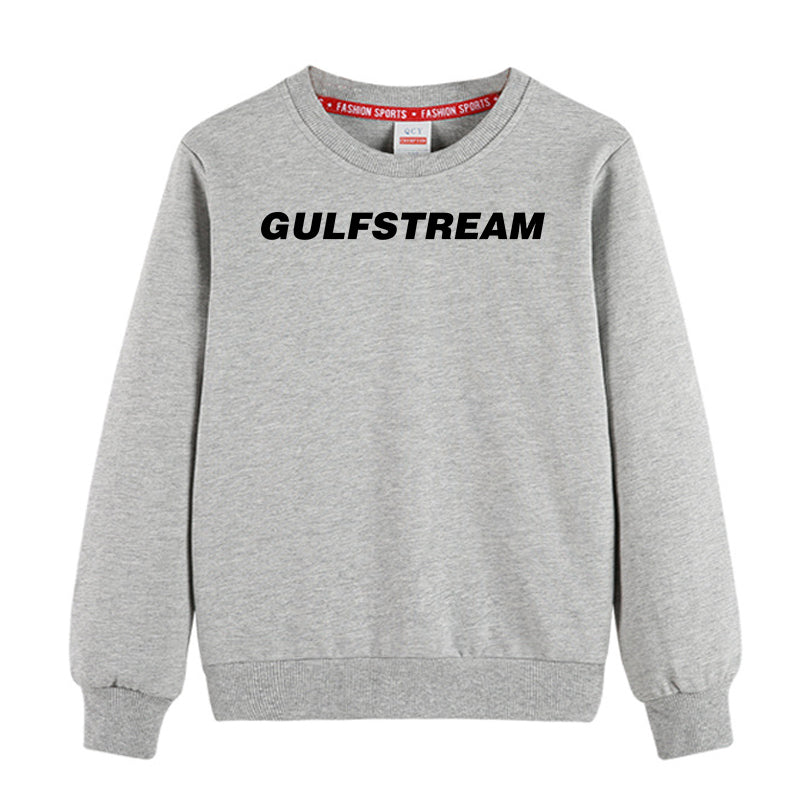 Gulfstream & Text Designed "CHILDREN" Sweatshirts