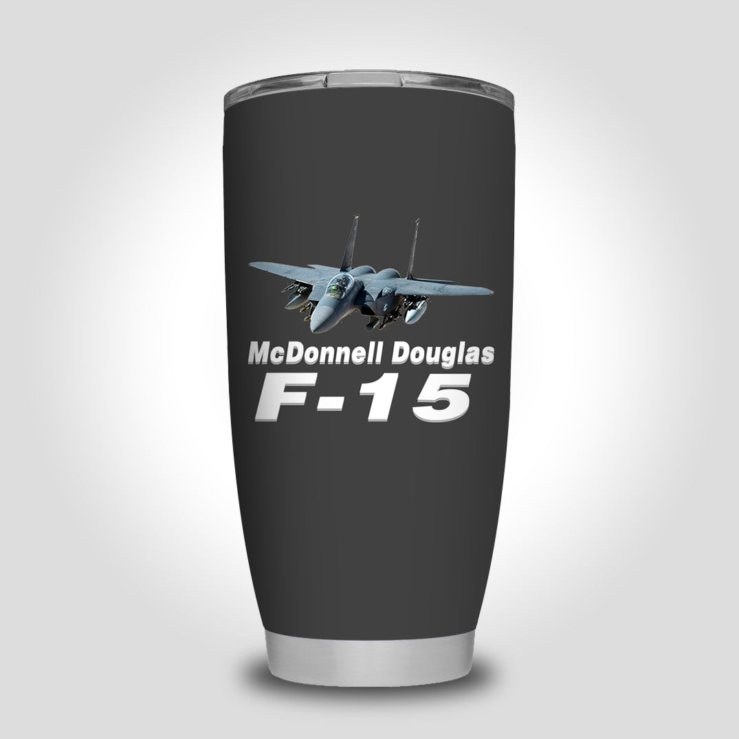 The McDonnell Douglas F15 Designed Tumbler Travel Mugs