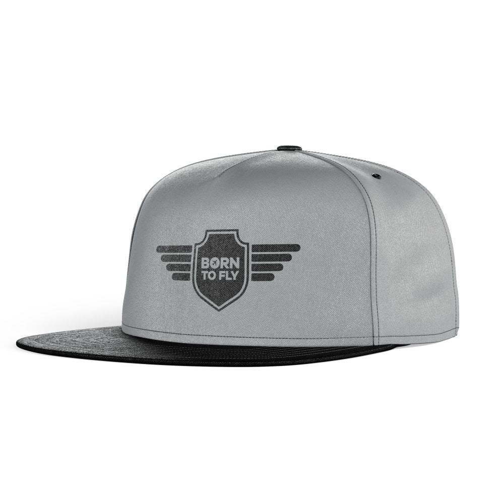 Born To Fly & Badge Designed Snapback Caps & Hats