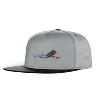 Thumbnail for Multicolor Airplane Designed Snapback Caps & Hats