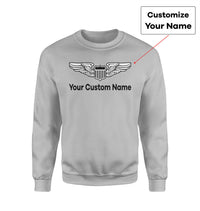 Thumbnail for Custom Name & Big Badge (Military Badge) Designed 3D Sweatshirts