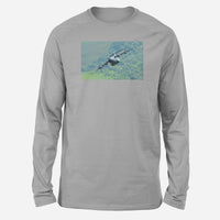 Thumbnail for Cruising Airbus A400M Designed Long-Sleeve T-Shirts