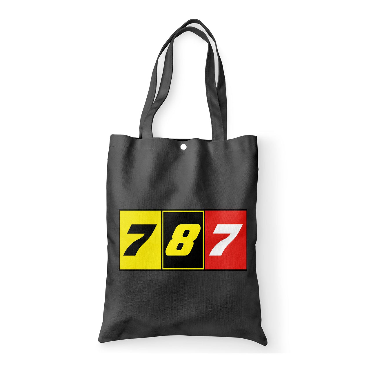 Flat Colourful 787 Designed Tote Bags