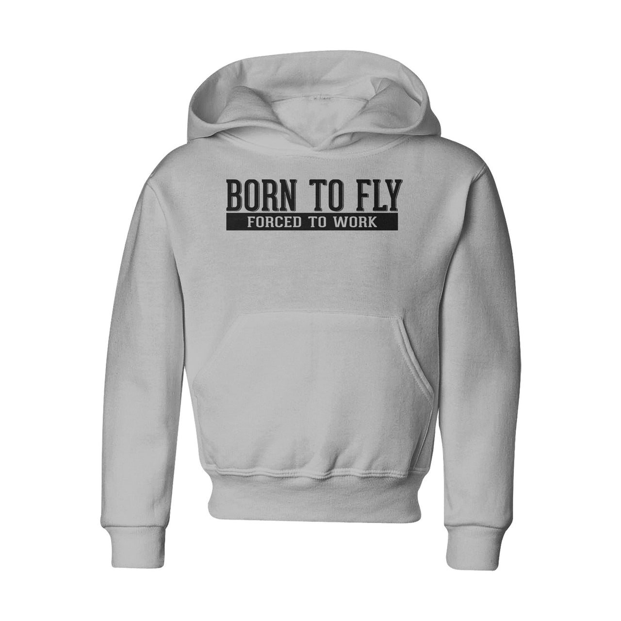 Born To Fly Forced To Work Designed "CHILDREN" Hoodies