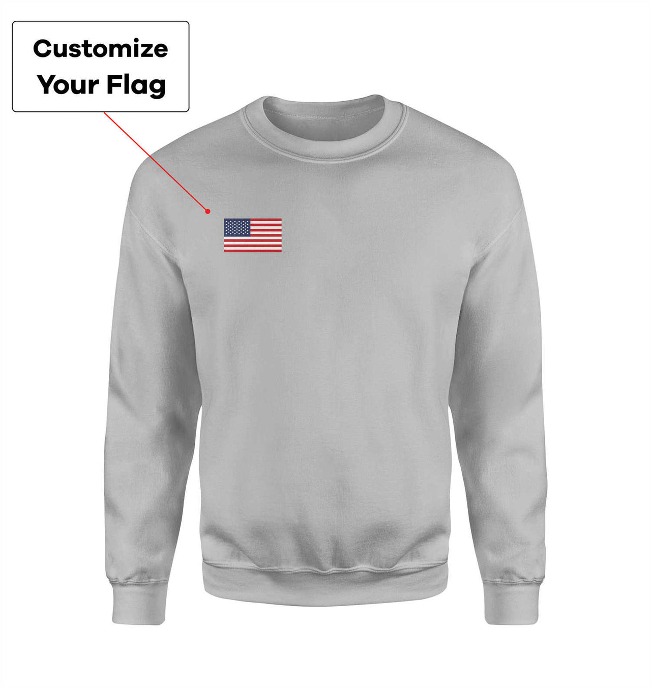 Custom Flag Designed Sweatshirts