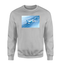 Thumbnail for Beautiful Painting of Boeing 787 Dreamliner Designed Sweatshirts
