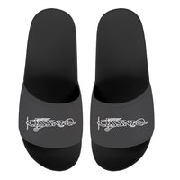 Thumbnail for Special Cessna Text Designed Sport Slippers