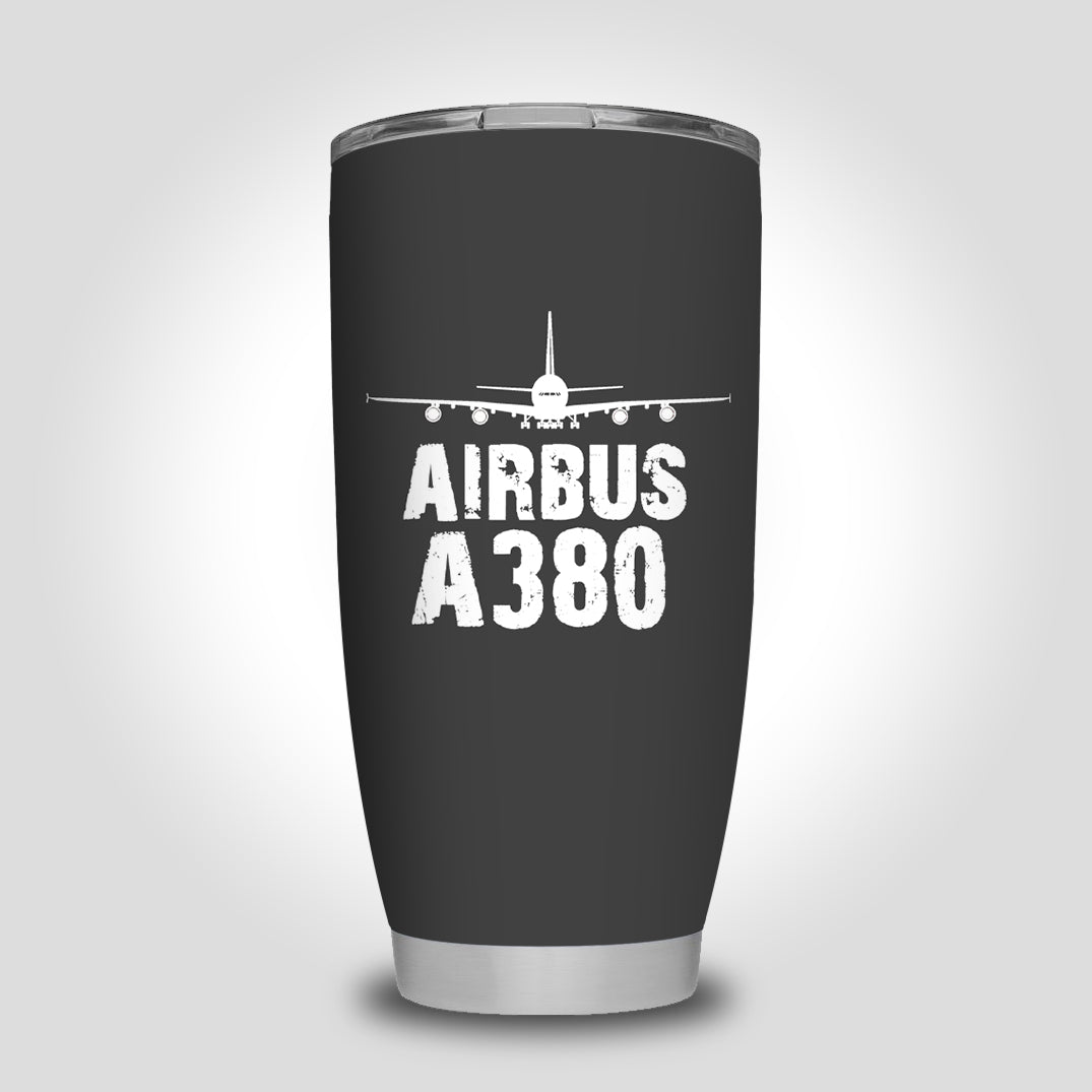Airbus A380 & Plane Designed Tumbler Travel Mugs