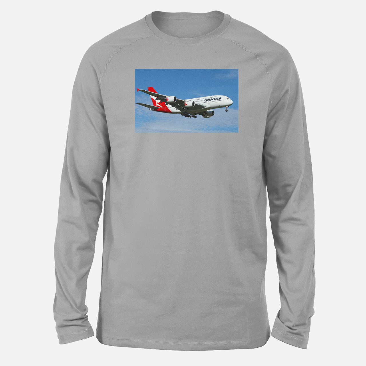 Landing Qantas A380 Designed Long-Sleeve T-Shirts
