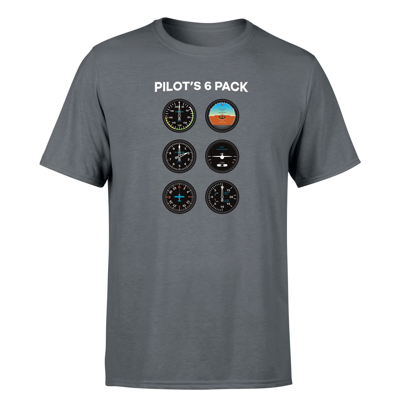 Pilot's 6 Pack Designed T-Shirts